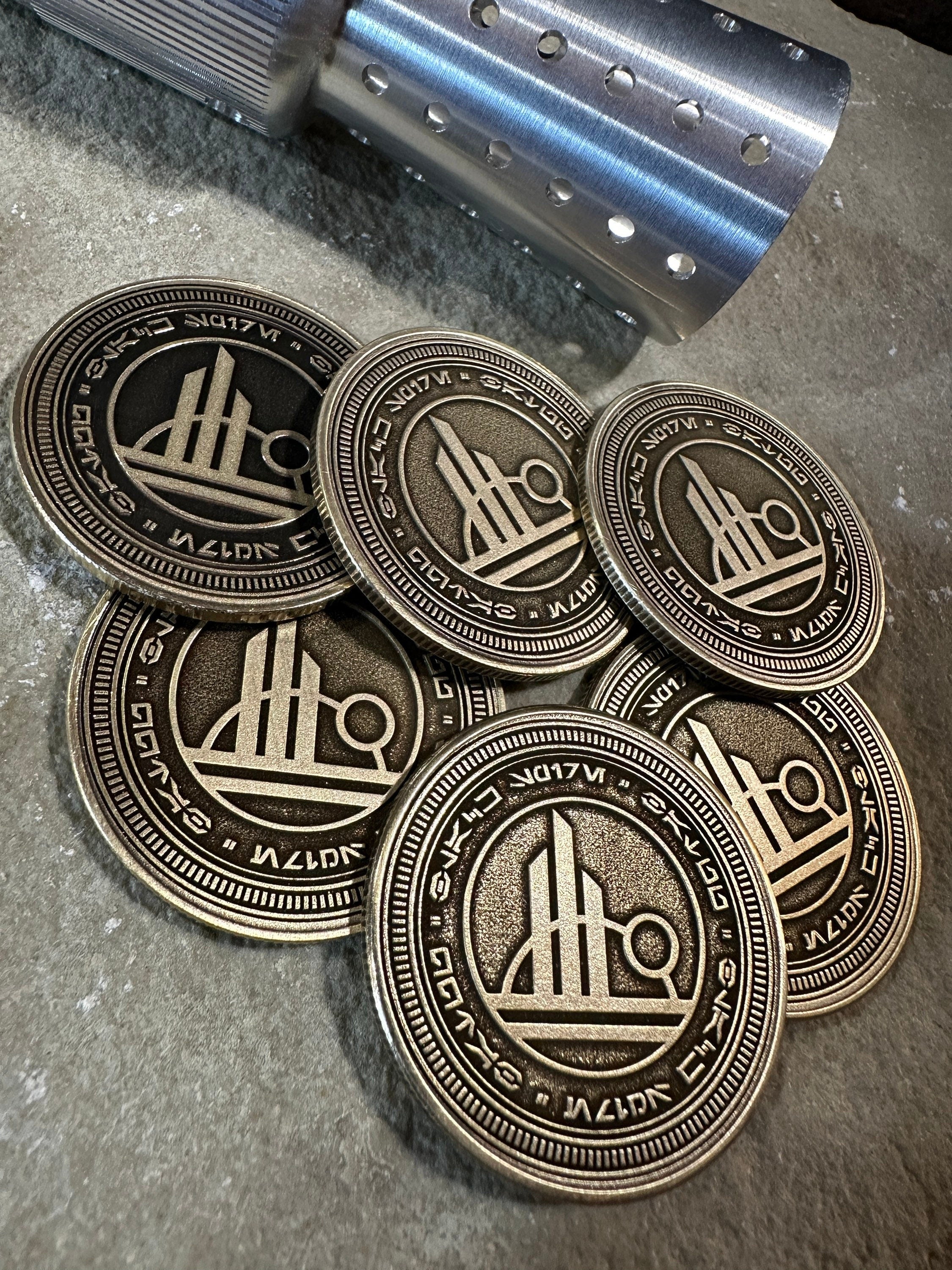 Galaxys Edge black spire / Ogas Challenge (Chance) Coin set