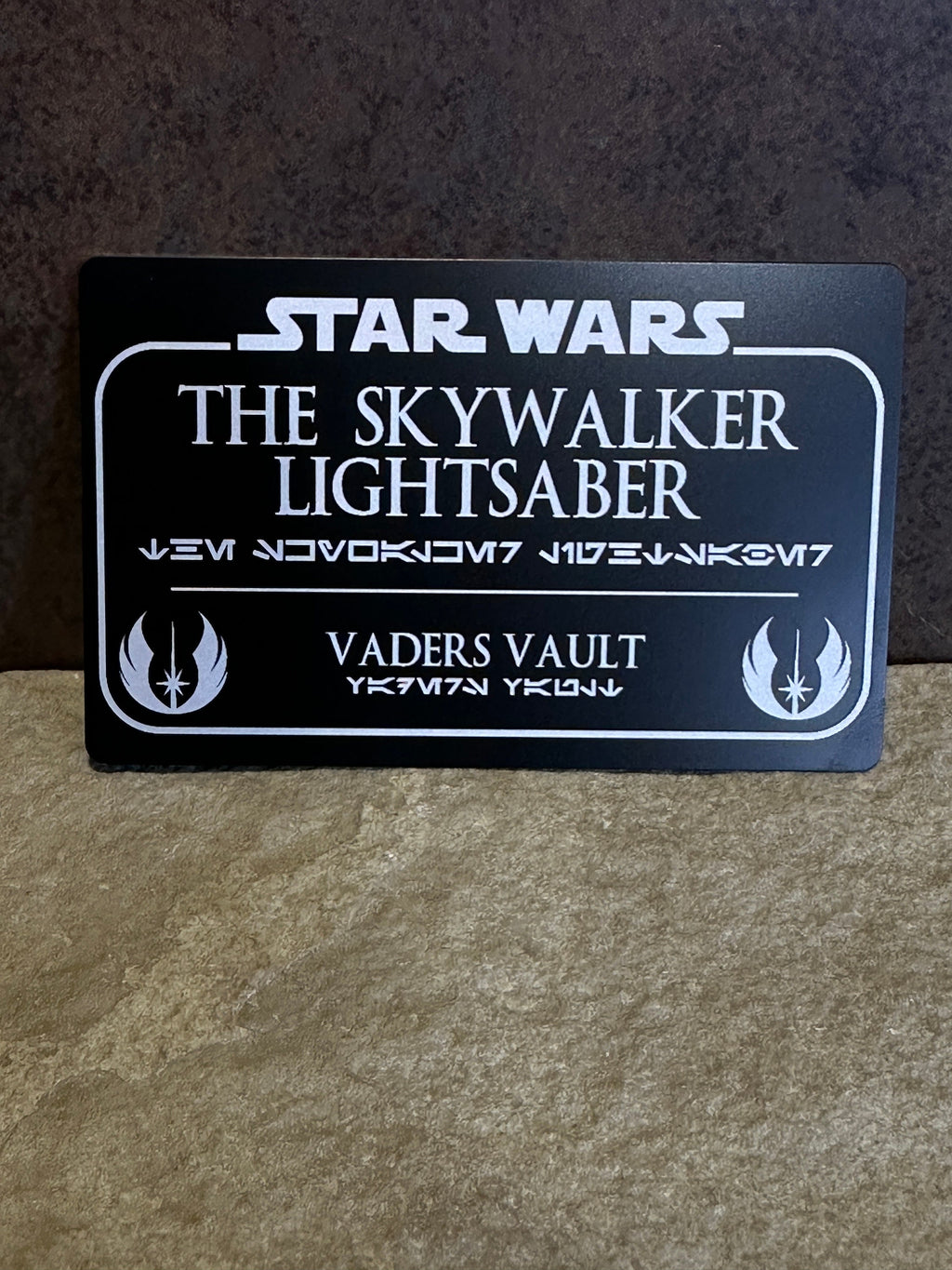 Customized Laser Engraved Display Plate